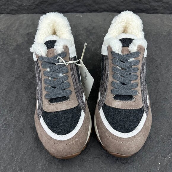 Brunello Cucinelli Brown Warm Running Shoes - Picture 3 of 9